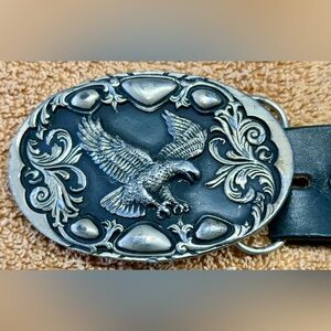 Vintage Belt - Arroyo Grande Eagle Belt and Buckle - A99 - Size 36 - GUC